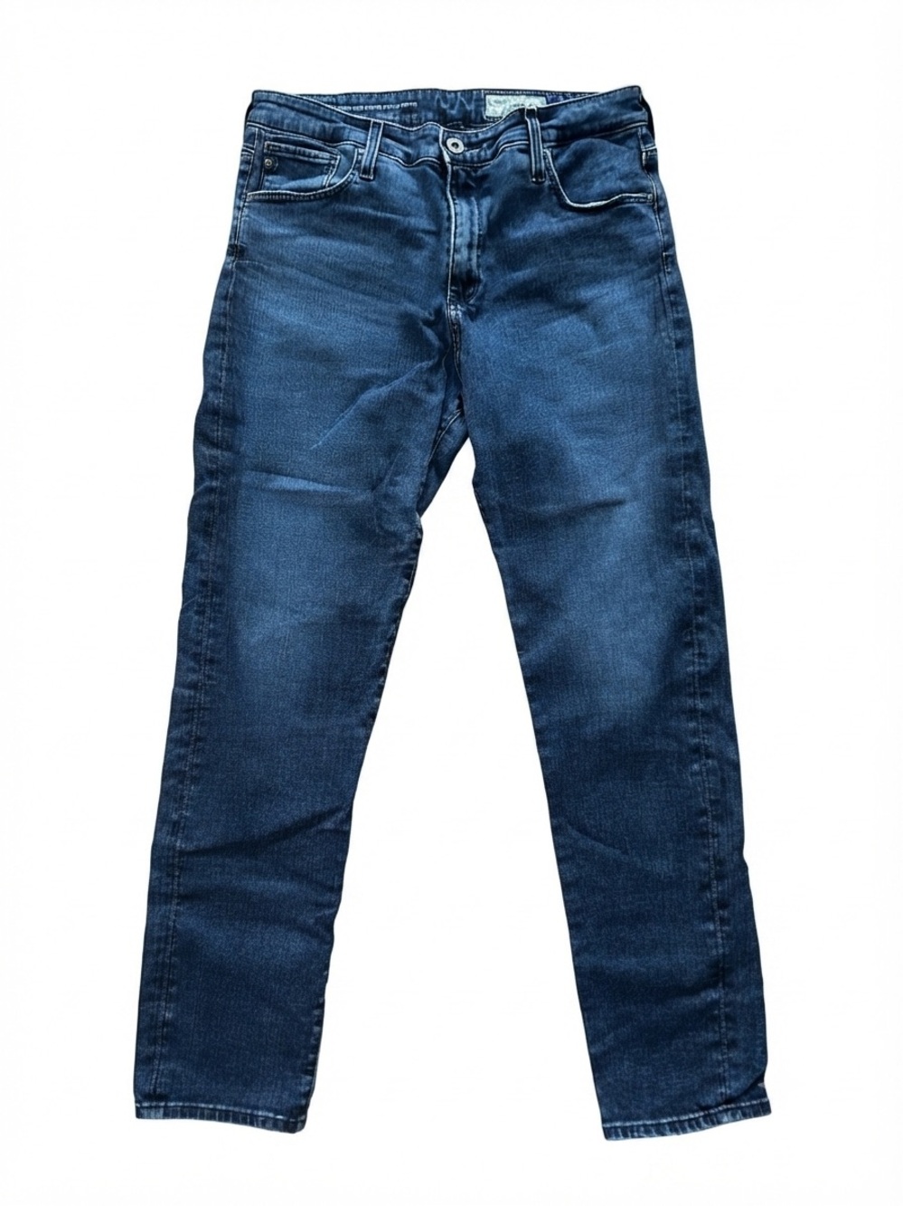 AG Adriano Goldschmied Anthropologie High-Rise Stevie Ankle Petite Slim Jeans